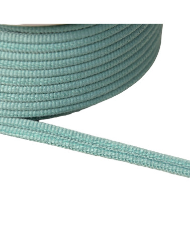 Double cordon 9mm vert bleu au m�tre