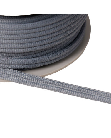 Double cordon 9mm gris au m�tre