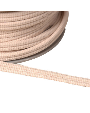 Double cord 9mm ecru per meter