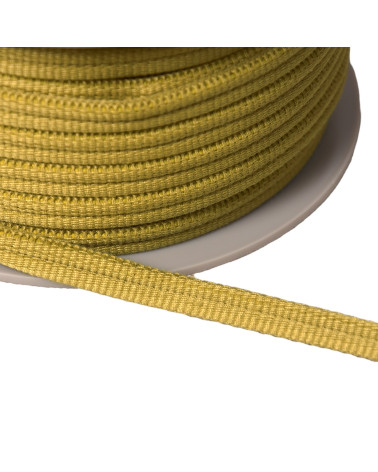 Doppelkordel 9mm grün/beige Meterware