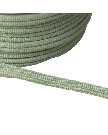 Double cordon 9mm vert amande au m�tre