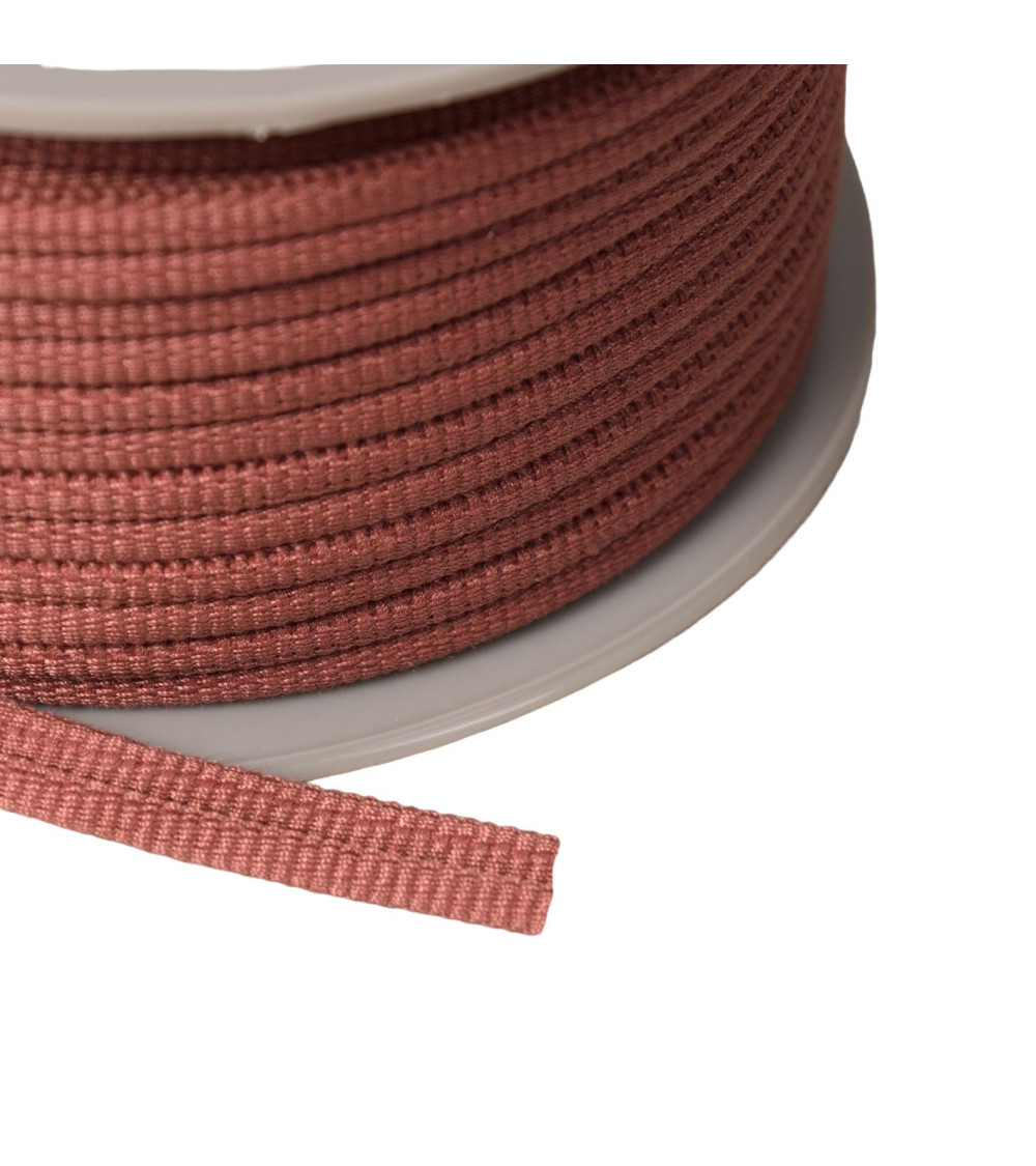 Double cord 9mm old pink per meter