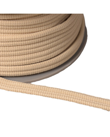Double cord 9mm ecru per meter
