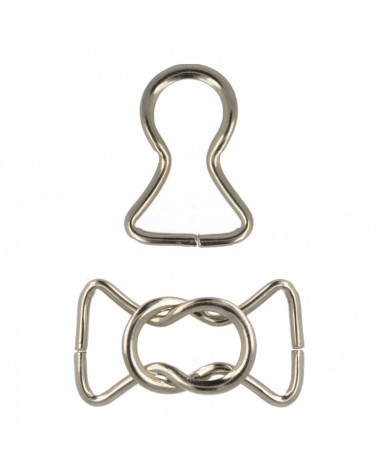 Set of 2 metal belt clip and luggage sets