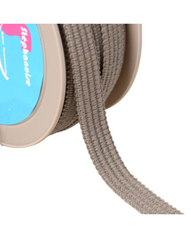 Four cords braid 15mm gray per meter