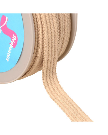 Four cord braid 15mm beige per meter