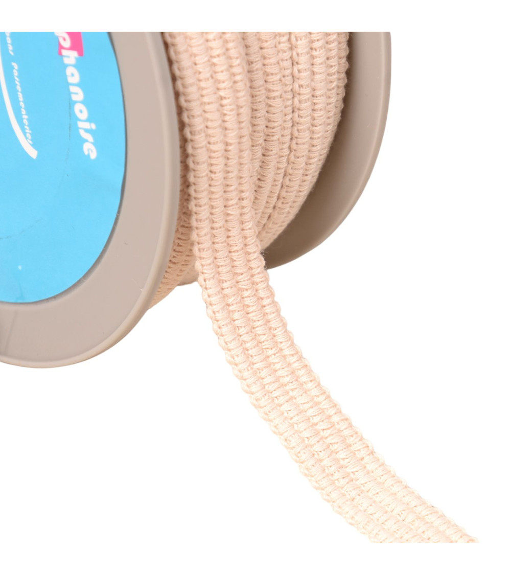 Four cord braid 15mm ecru by the meter