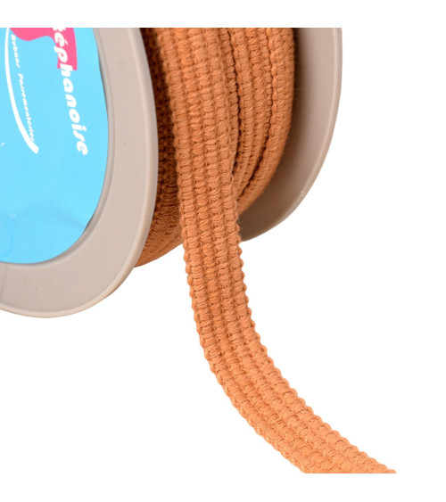 Four cords braid 15mm dark beige per meter