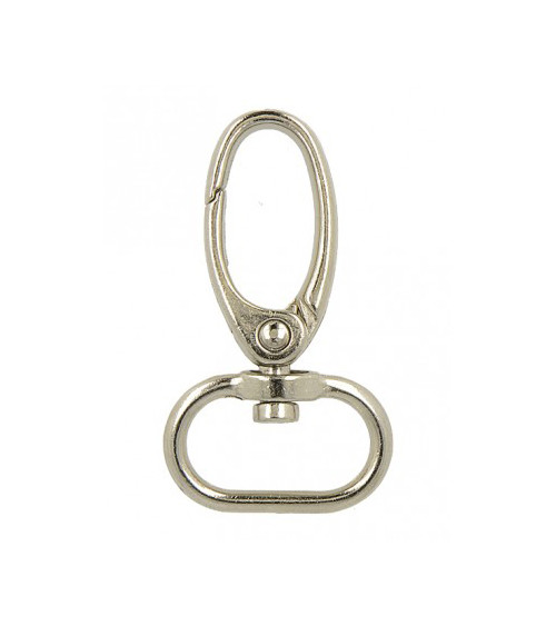 20mm silver colored carabiner