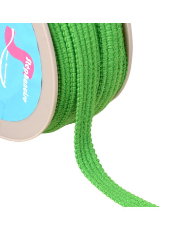 Four cords braid 15mm green khaki green per meter