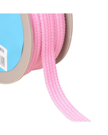 Four cords braid 15mm light pink per meter