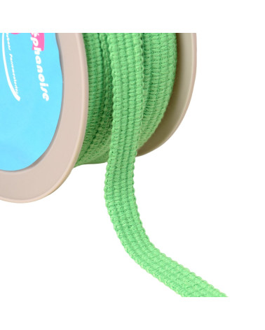 Four 15mm water green cords per meter