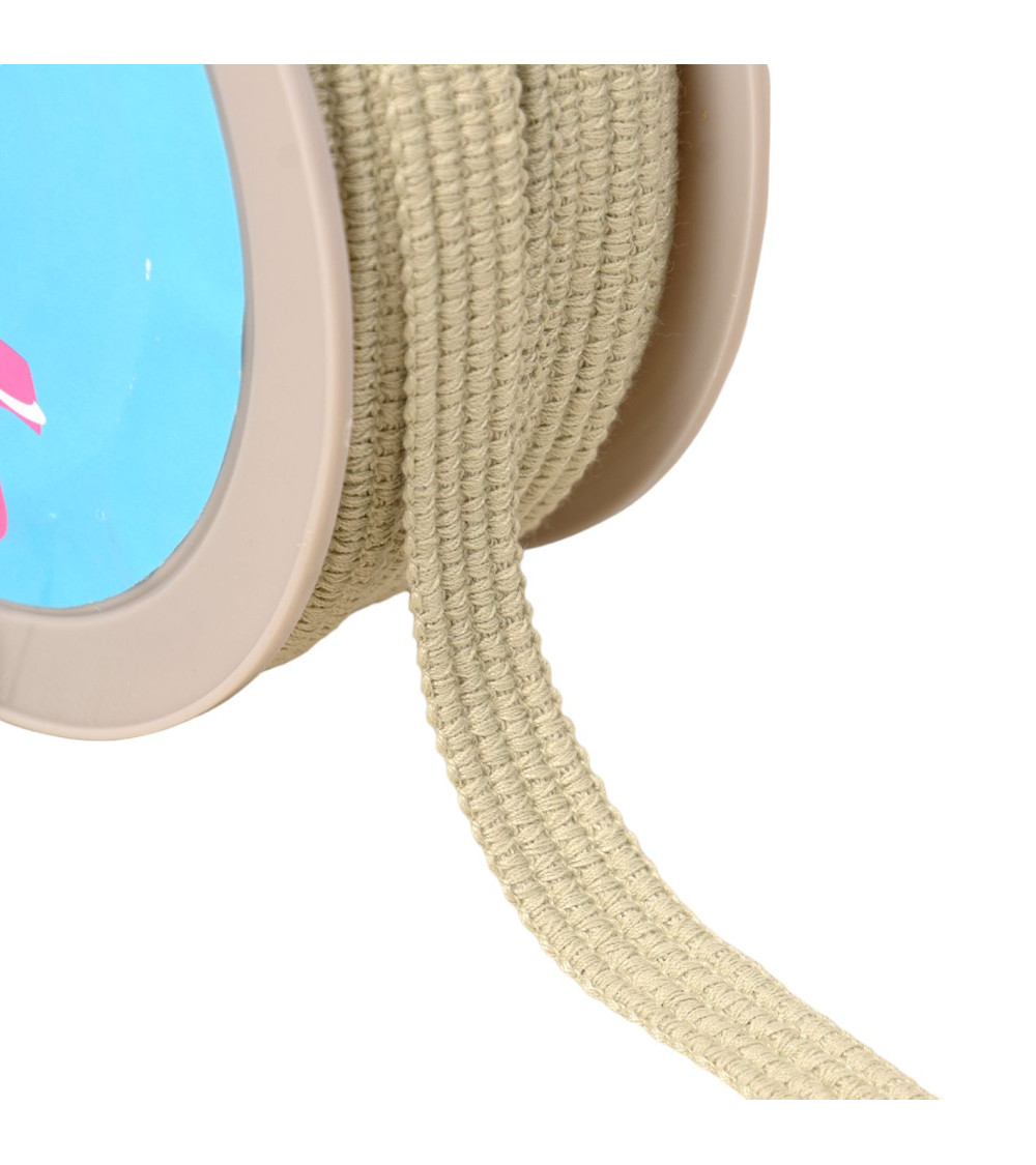 Four cords braid 15mm gray per meter