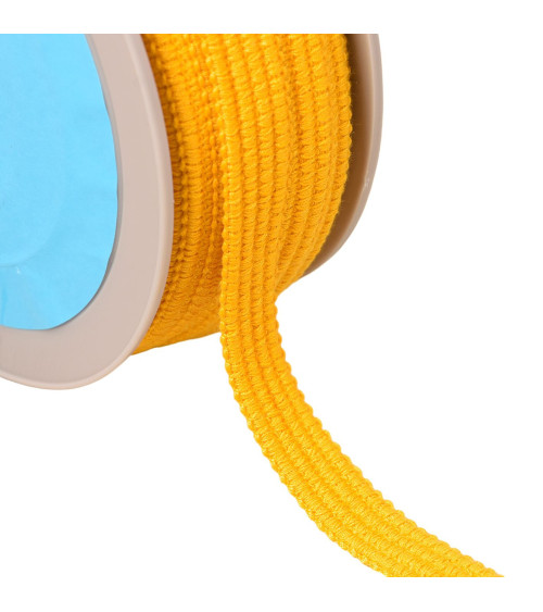 Four cord braid 15mm yellow/orange per meter