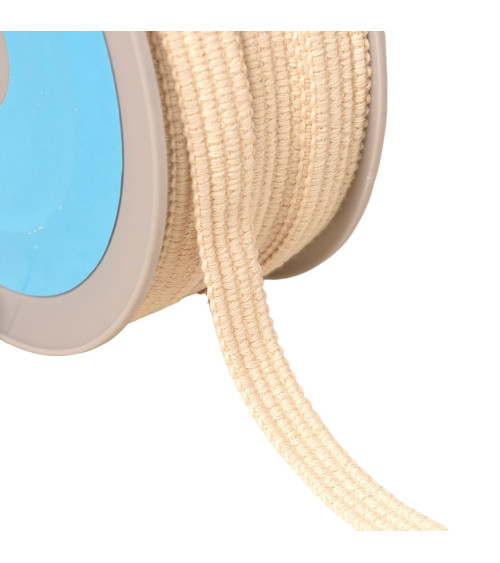 Four cord braid 15mm ecru by the meter