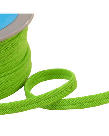 Bobine 20m double cordon fils 10mm vert anis