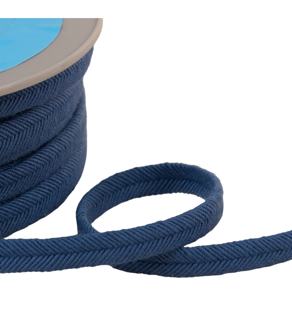 Bobine 20m double cordon fils 10mm bleu lavande