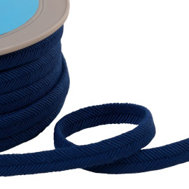 Bobine 20m double cordon fils 10mm bleu bleu marine