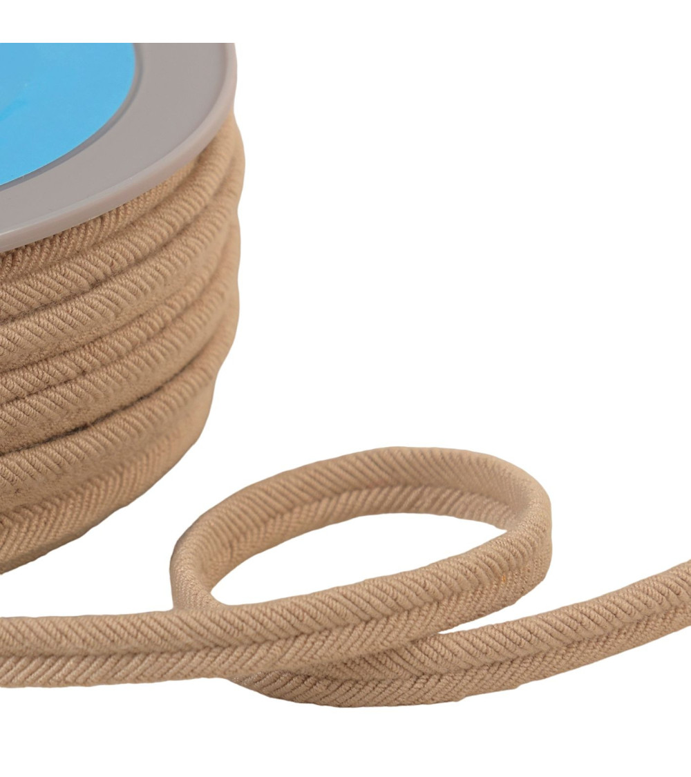 20m reel double cord 10mm beige