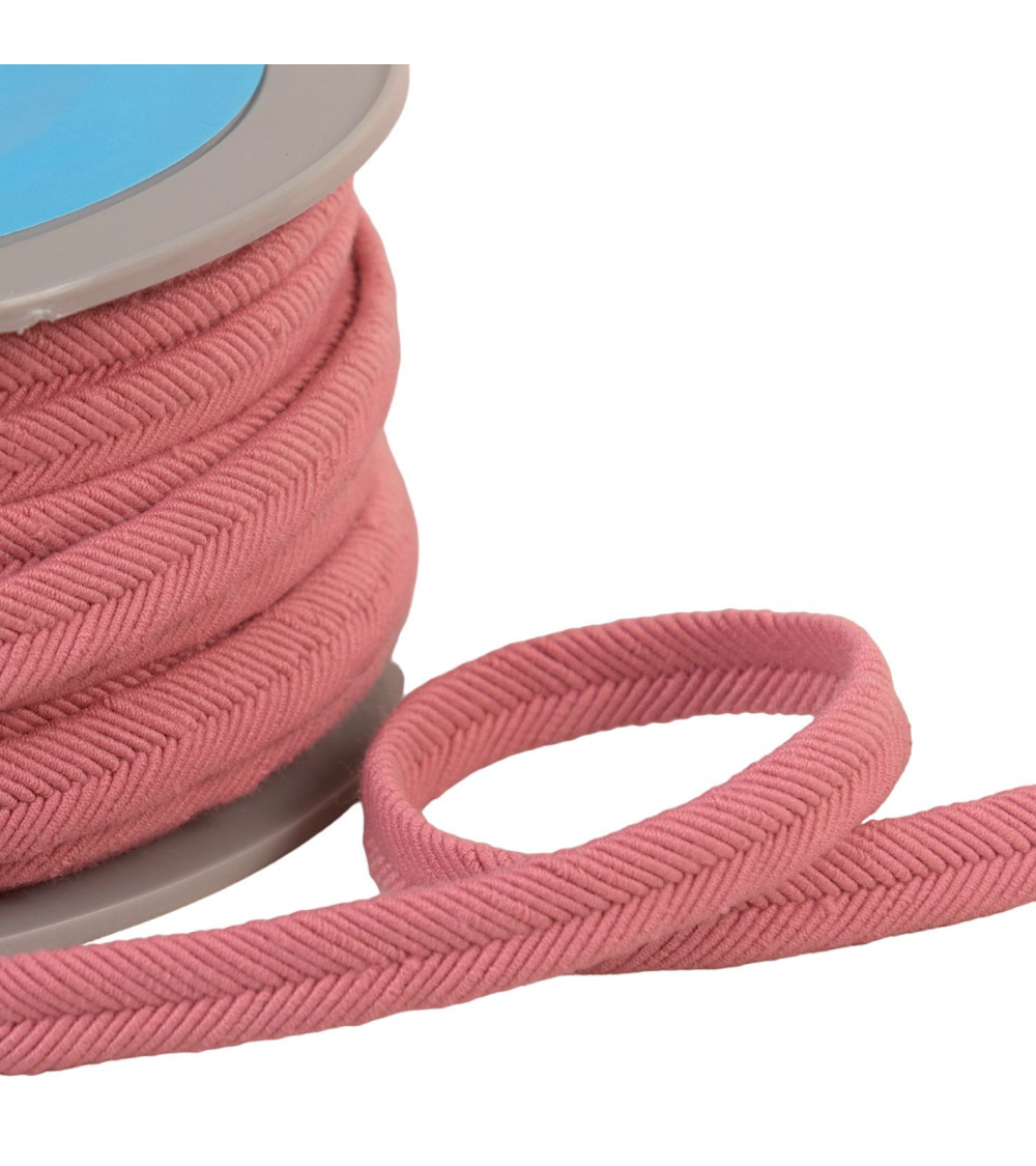 20m spool double wire cord 10mm old pink