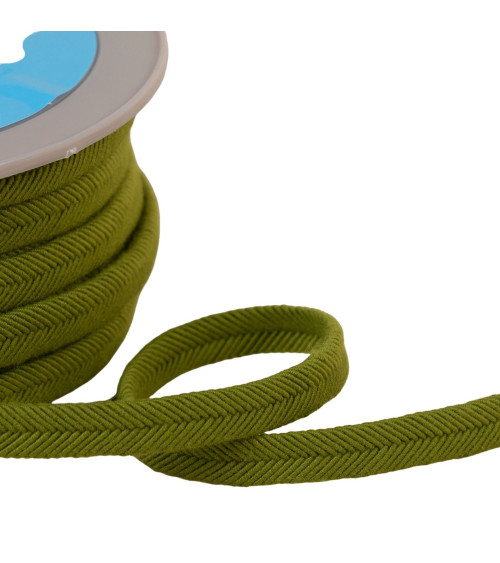 20m spool double cord 10mm khaki green wire