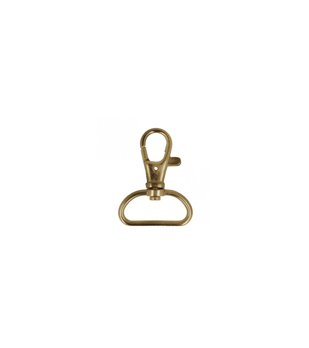 Set di 2 moschettoni per cinturino color oro antico