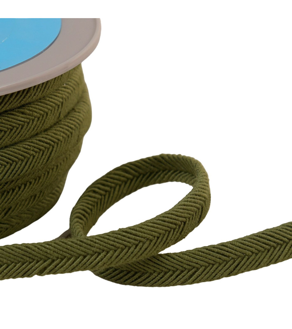 20m spool double cord 10mm khaki green wire