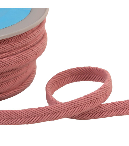20m spool double wire cord 10mm old pink