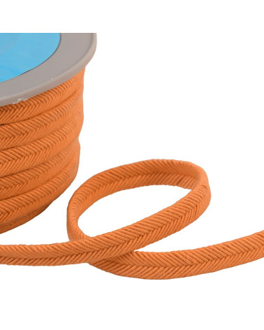 Bobina da 20 m di cordone doppio da 10 mm rosa arancione salmone