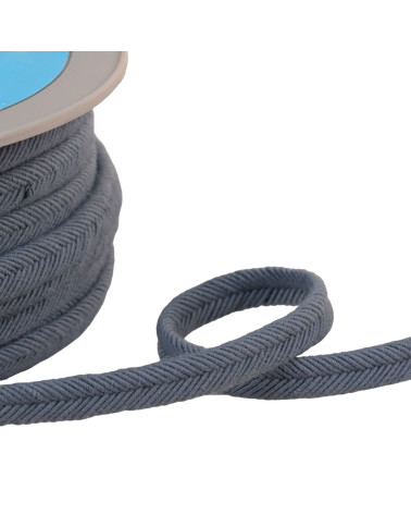 Bobine 20m double cordon fils 10mm gris
