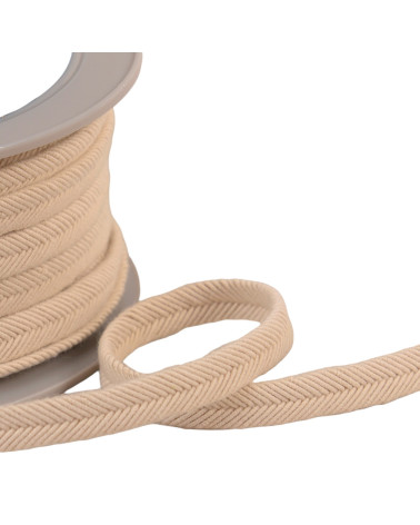 Bobina 20m doble cordón 10mm hilos crudo