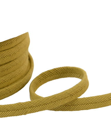 20m spool double wire cord 10mm green/beige