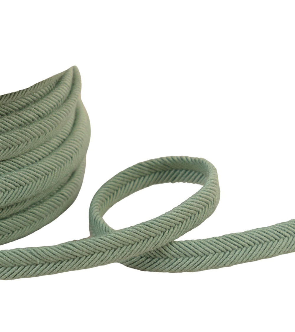 20m spool double cord 10mm almond green wire