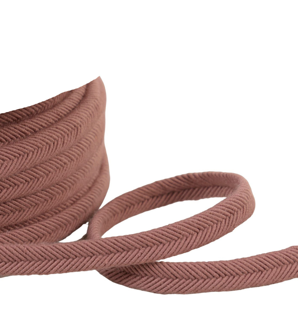 20m spool double wire cord 10mm old pink
