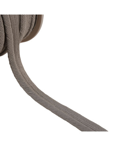 Spool of 20m piping cord thread 6mm gray