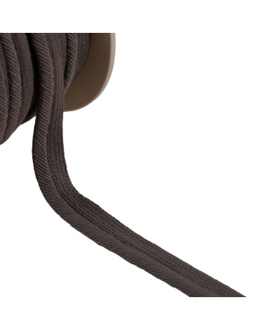 Spool of 20m piping cord threads 6mm dark gray