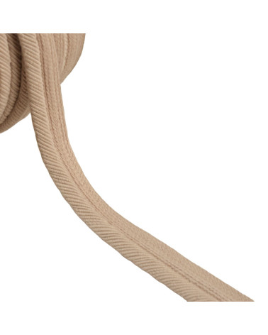20m spool piping cord 6mm beige