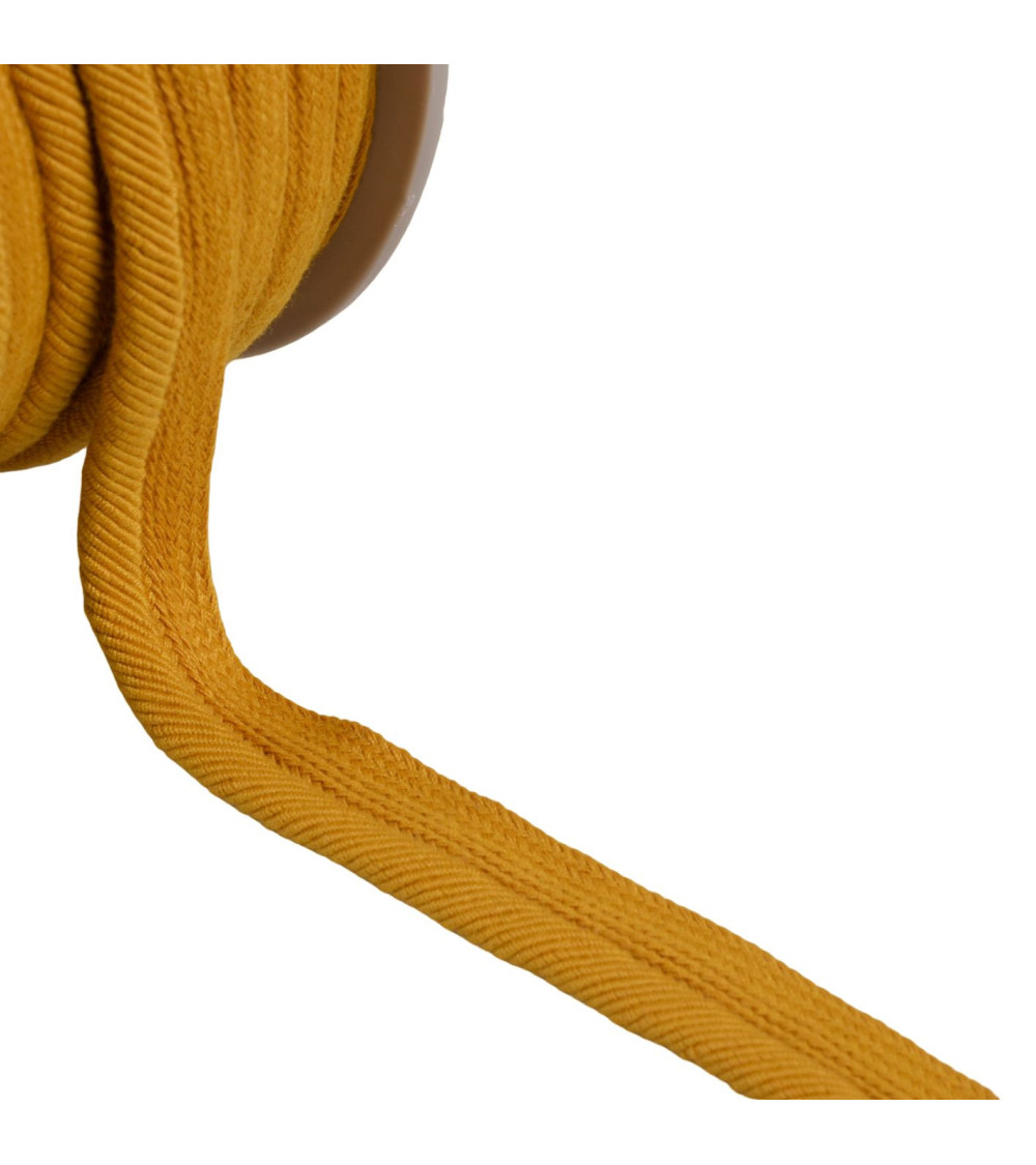 20m spool piping cord thread 6mm mustard yellow