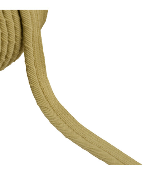20m spool piping cord thread 6mm beige green