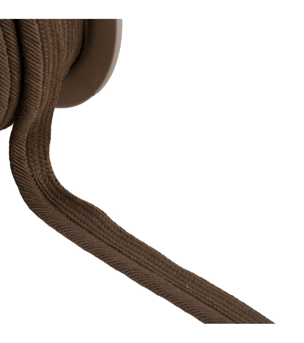 20m spool piping cord thread 6mm dark brown