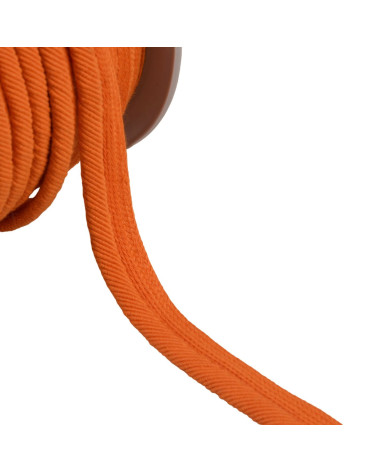 Bobine 20m passepoil cordon fils 6mm orange