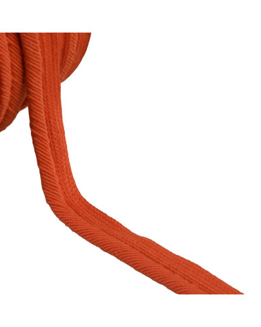 Spool of 20m piping cord threads 6mm orange bengal