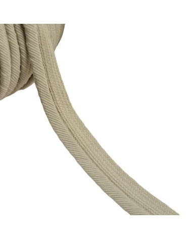 Spool of 20m piping cord thread 6mm gray