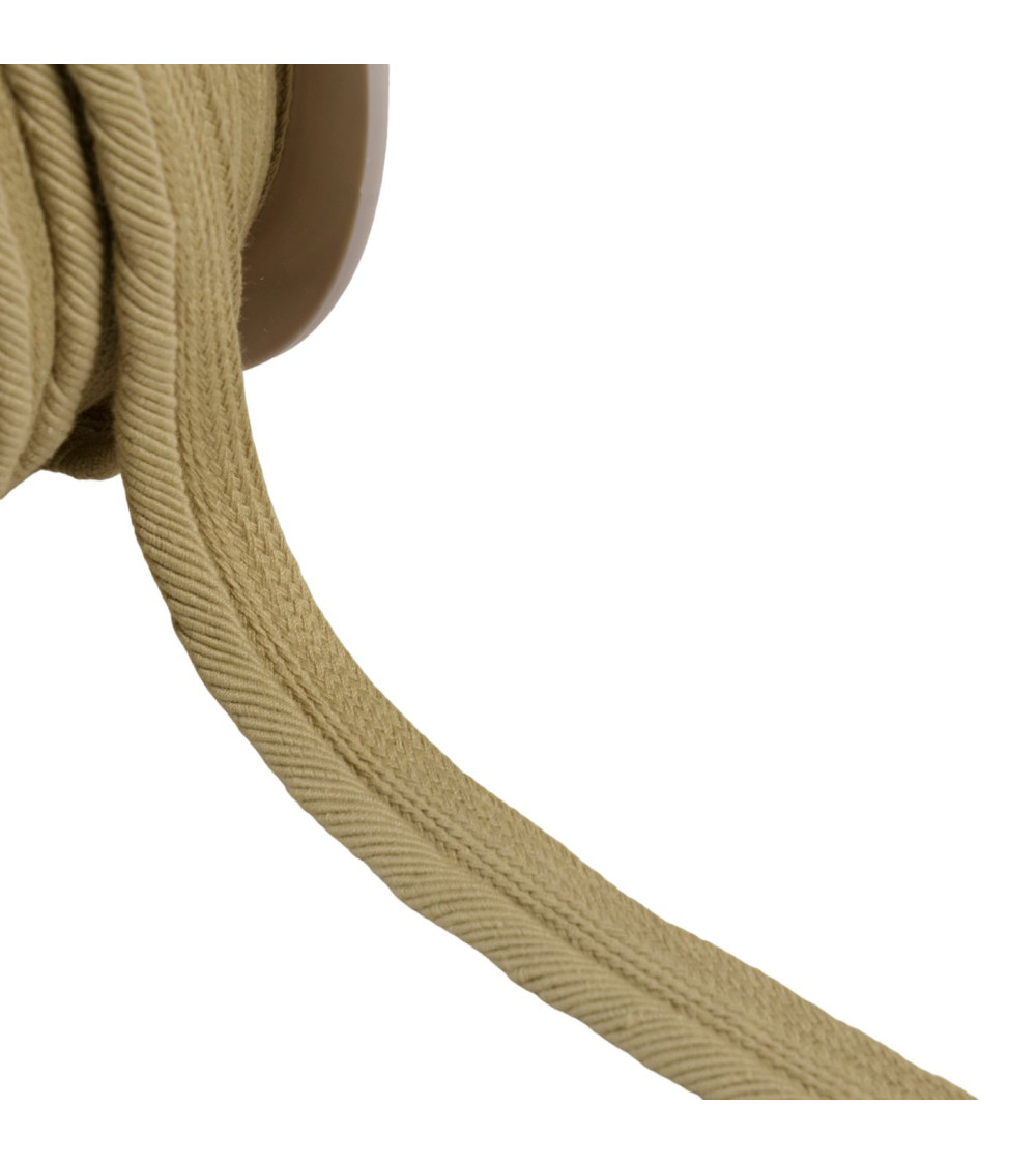 20m spool piping cord thread 6mm taupe brown
