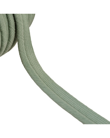 Bobine 20m passepoil cordon fils 6mm vert amande
