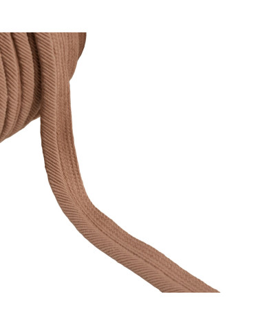 Spool of 20m piping cord threads 6mm dark beige