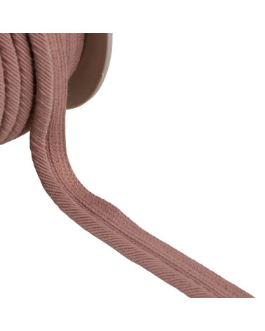 Spool of 20m piping cord thread 6mm old pink