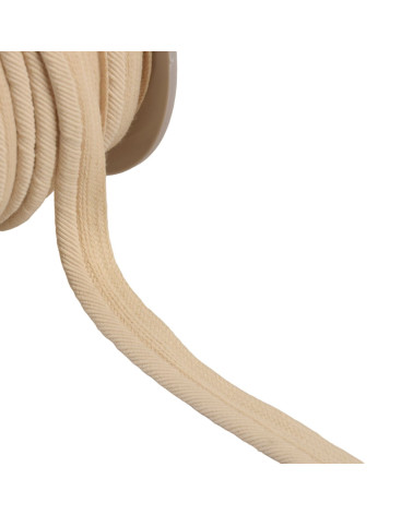 Spool of 20m piping cord threads 6mm ecru