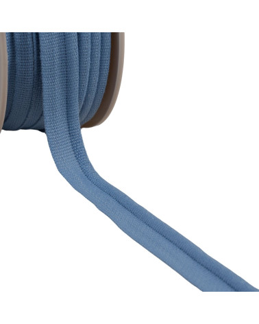 Bobine 20m passepoil cordon 5mm bleu gitane
