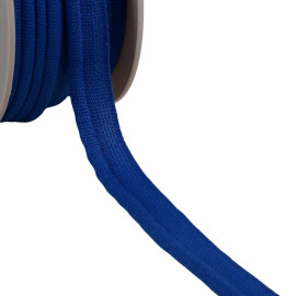 Bobine 20m passepoil cordon 5mm bleu roi